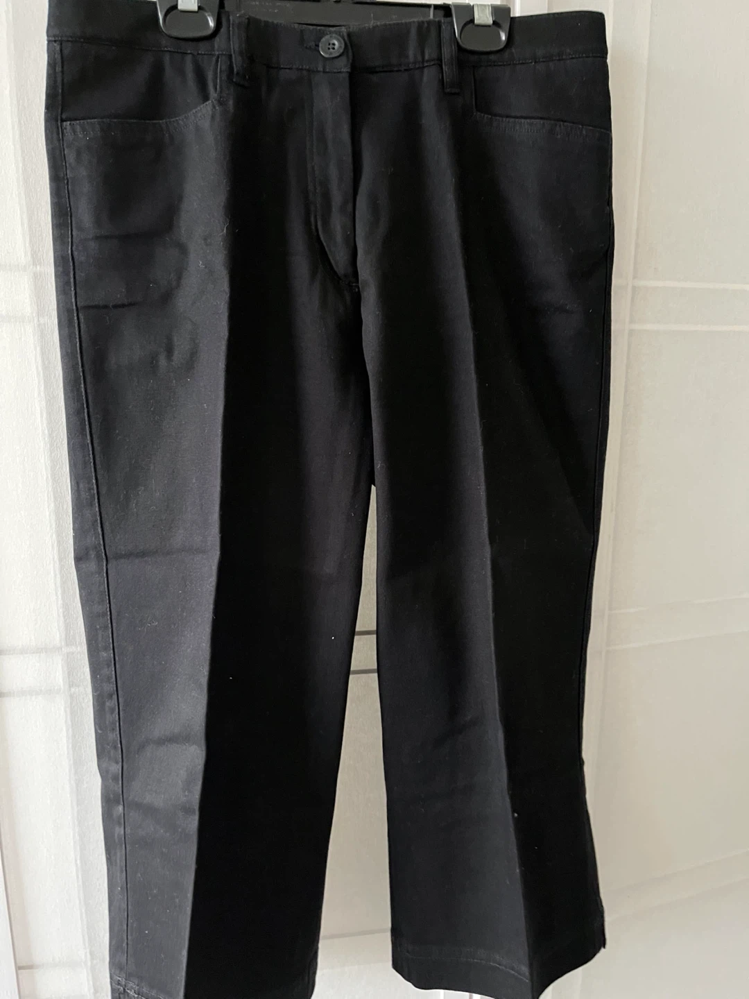 Cotton Ginny Black Stretch Pants Size 6 Petite