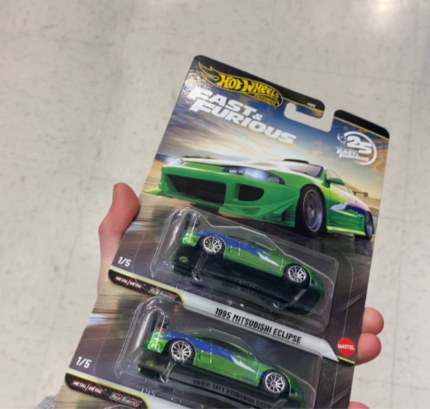 2 Hot Wheels Mitsubishi Eclipse chases