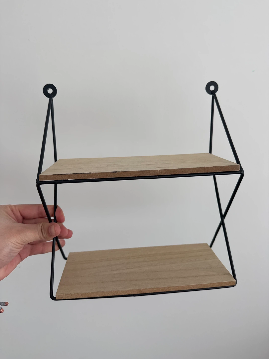 2-Tier Floating Wall Shelf