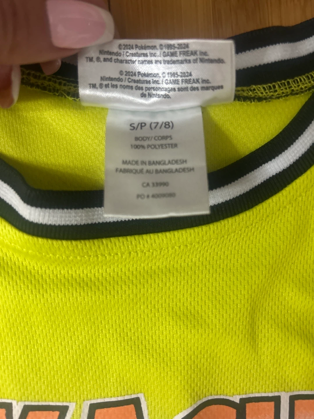 Pokémon Pikachu Basketball Jersey - photo 4
