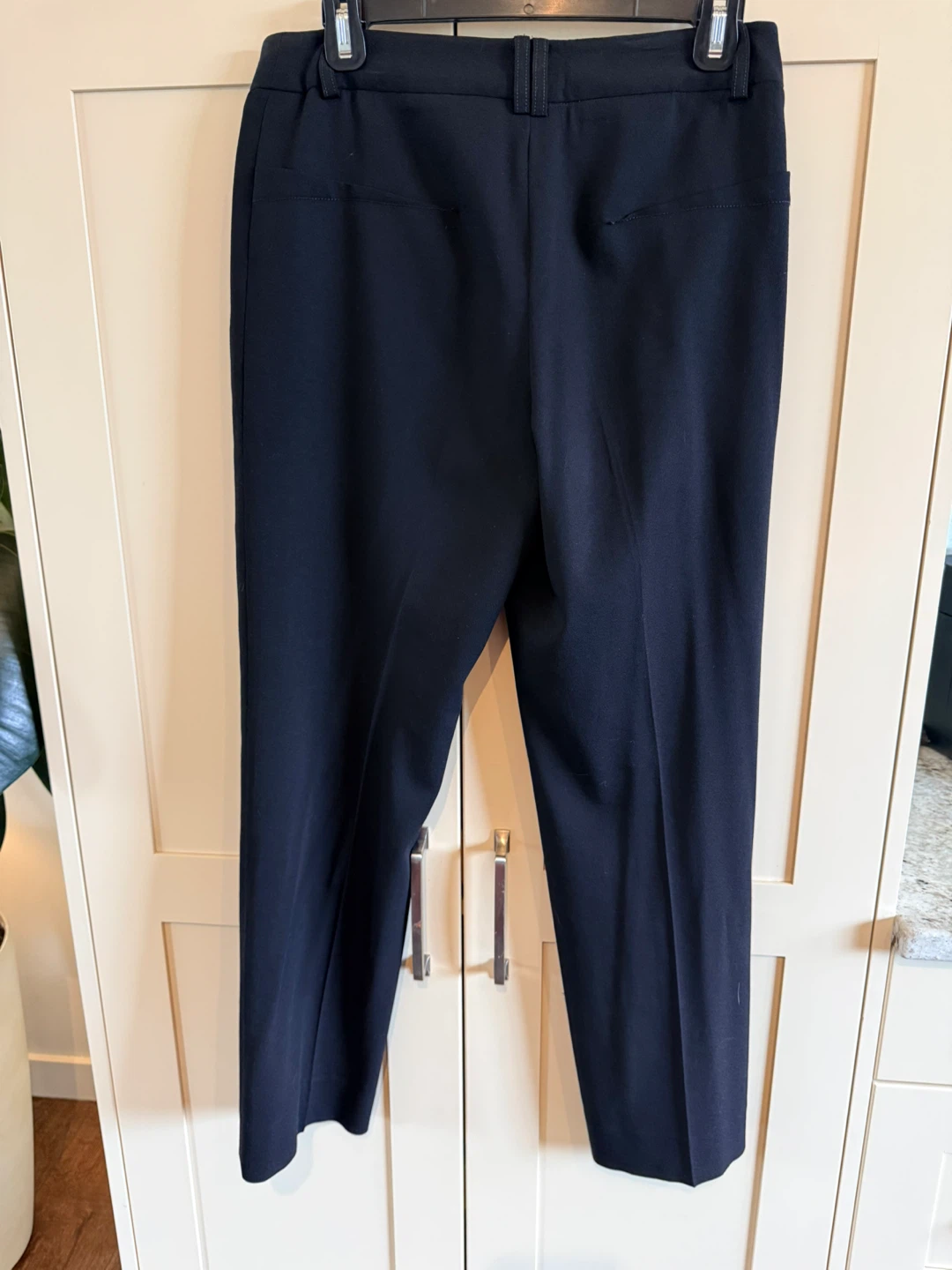 Sz 8 Vintage Women’s Christian Dior Wool Black Dress Pants - photo 5