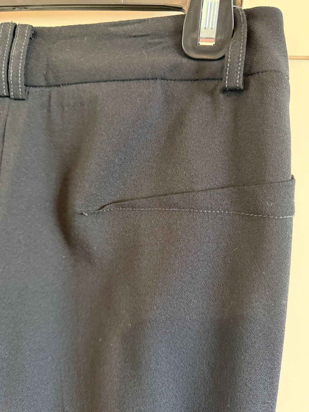 Sz 8 Vintage Women’s Christian Dior Wool Black Dress Pants - photo 4