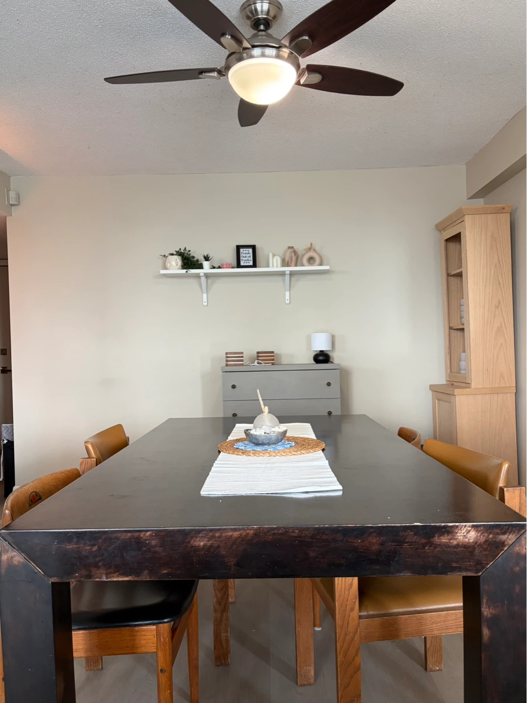 Dark Wood Dining Table - photo 2