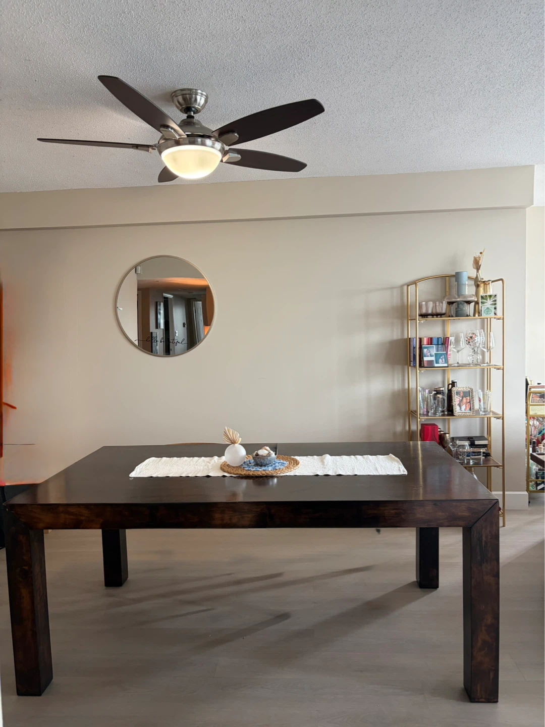 Dark Wood Dining Table - photo 3