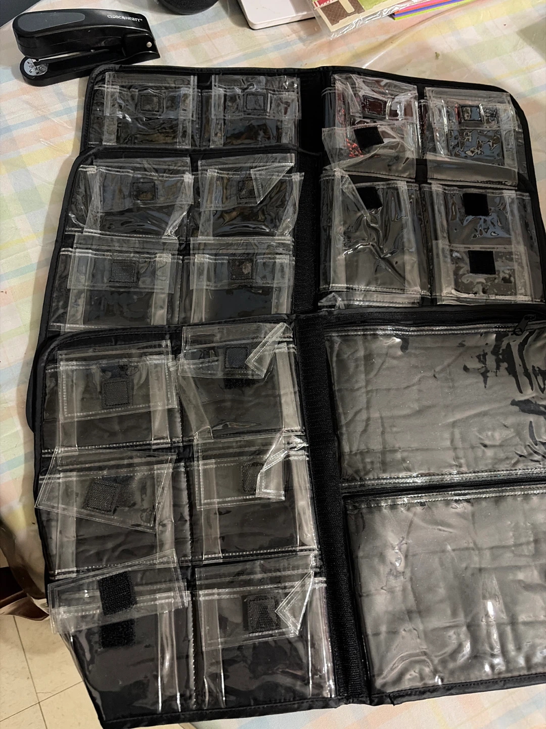 Black Hanging Jewelry Organizer Bag