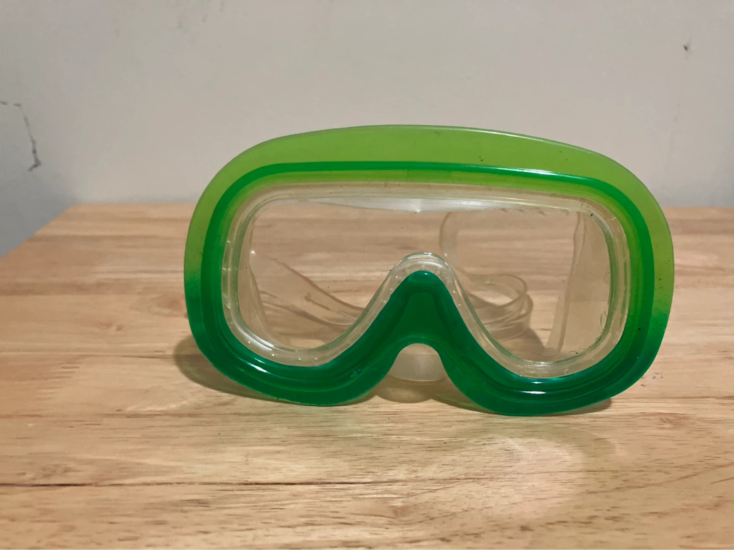 Green Snorkel Mask