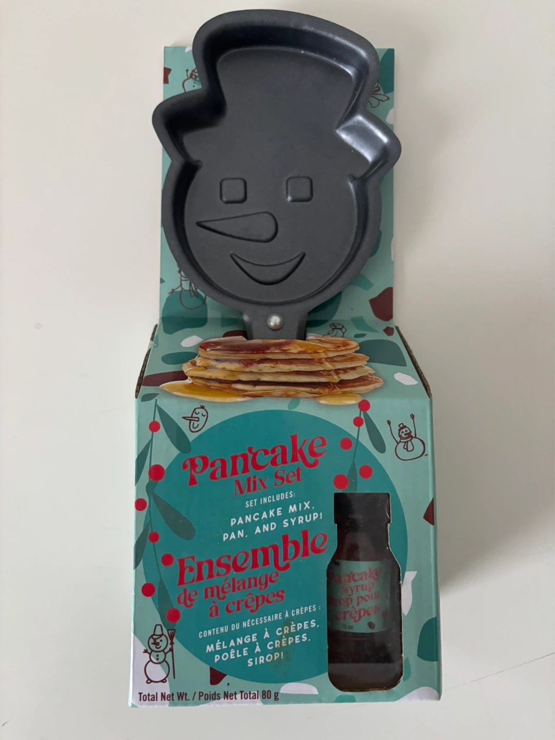 Pancake Mix Set with Snowman Pan - photo 2