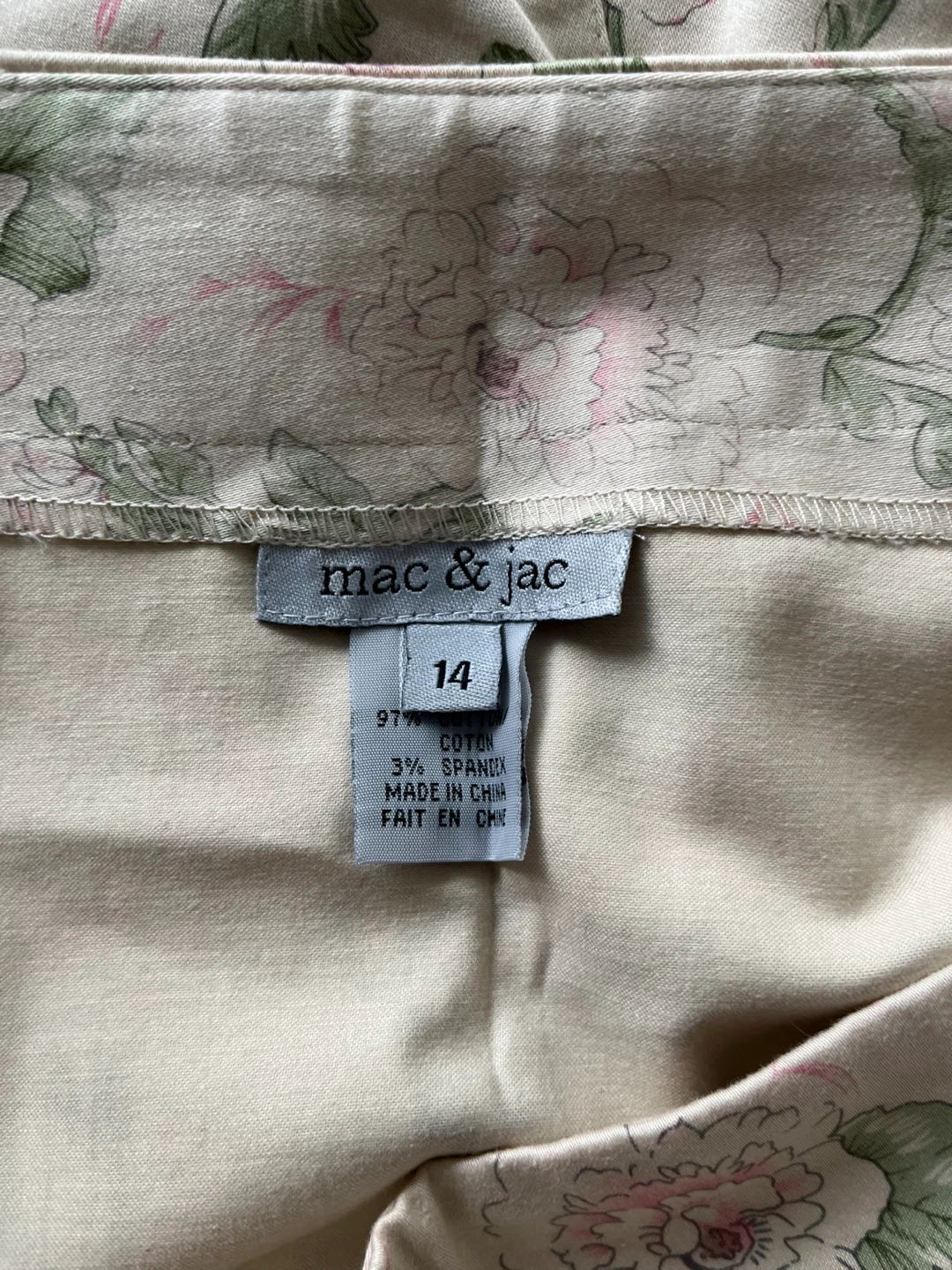 Mac & Jac Floral Print Size 14 Skirt - photo 3