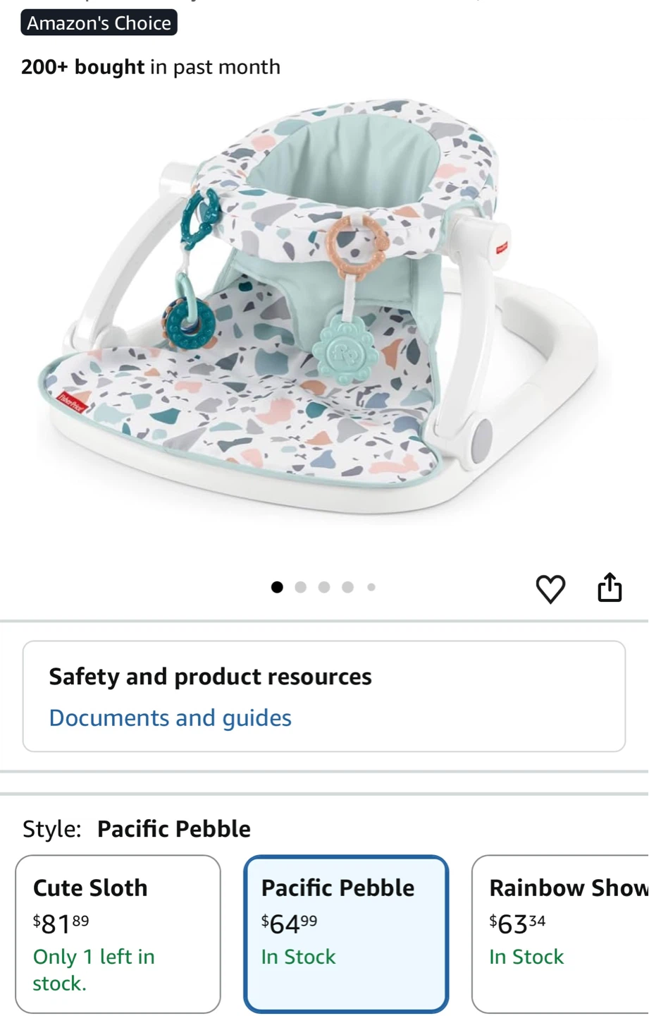 Fisher-Price Sit Me Up Floor Seat - Pacific Pebble - photo 3