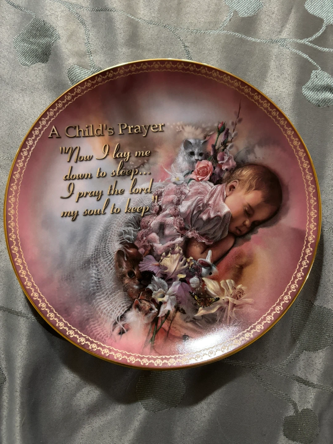 A Child's Prayer Collectible Plate By Lee Bogle