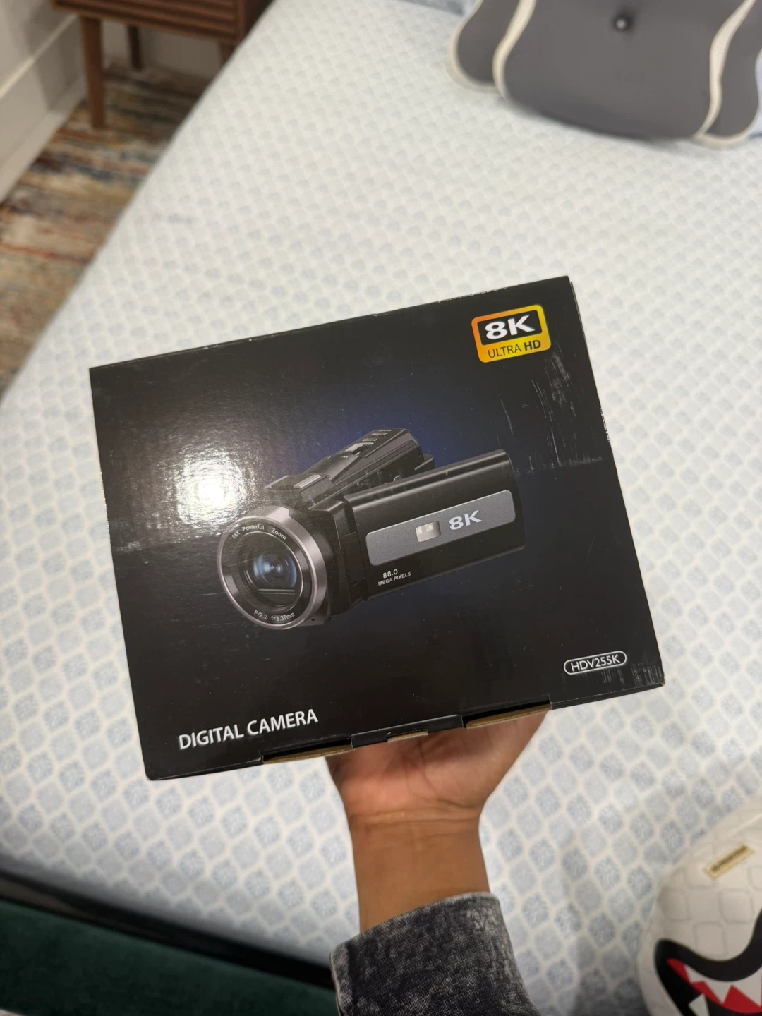 8K Ultra HD Digital Camera with Remote and Accessories