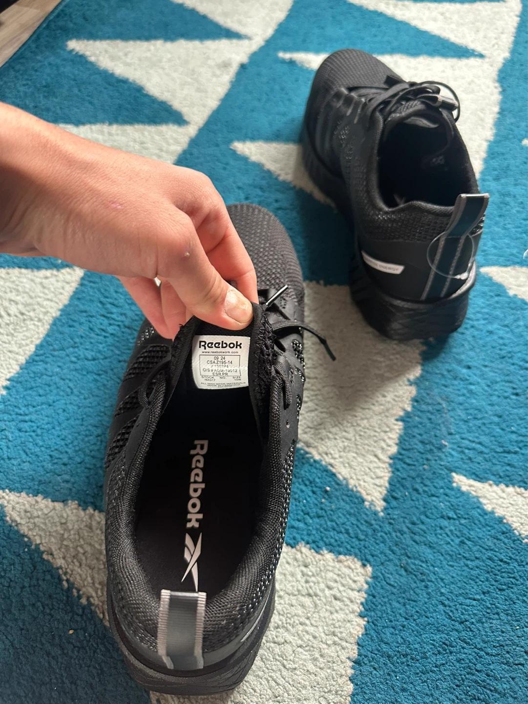 Reebok Black safety shoes brand new - photo 3