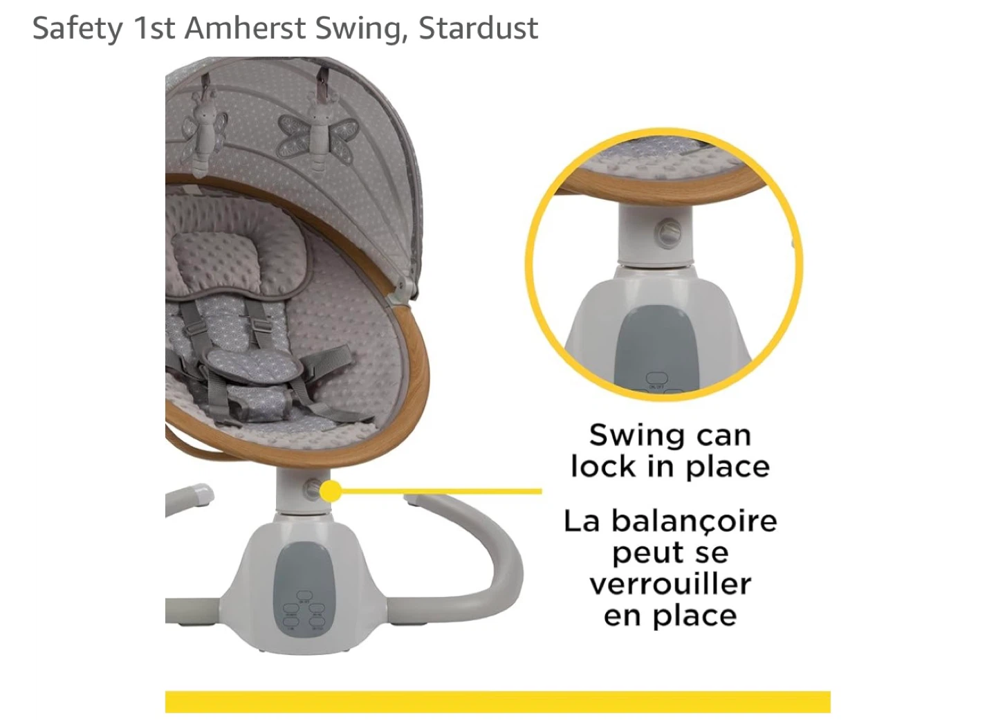 Safety 1st Amherst Baby Swing - Stardust - photo 3