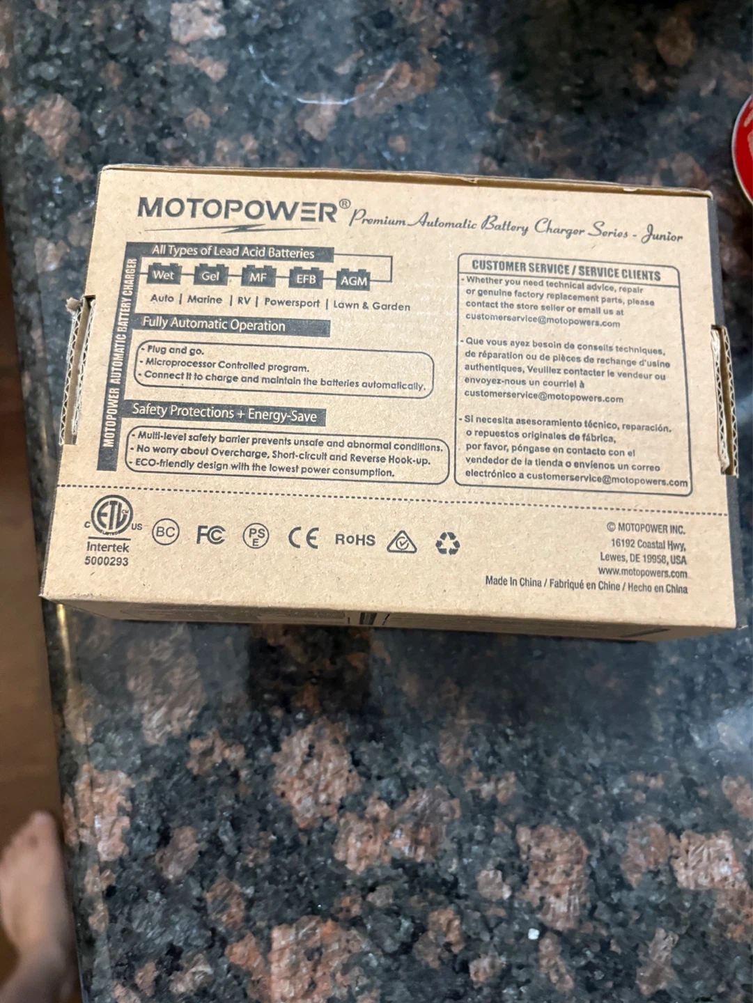 MOTOPower Automatic Battery Charger / Maintainer Junior - photo 2