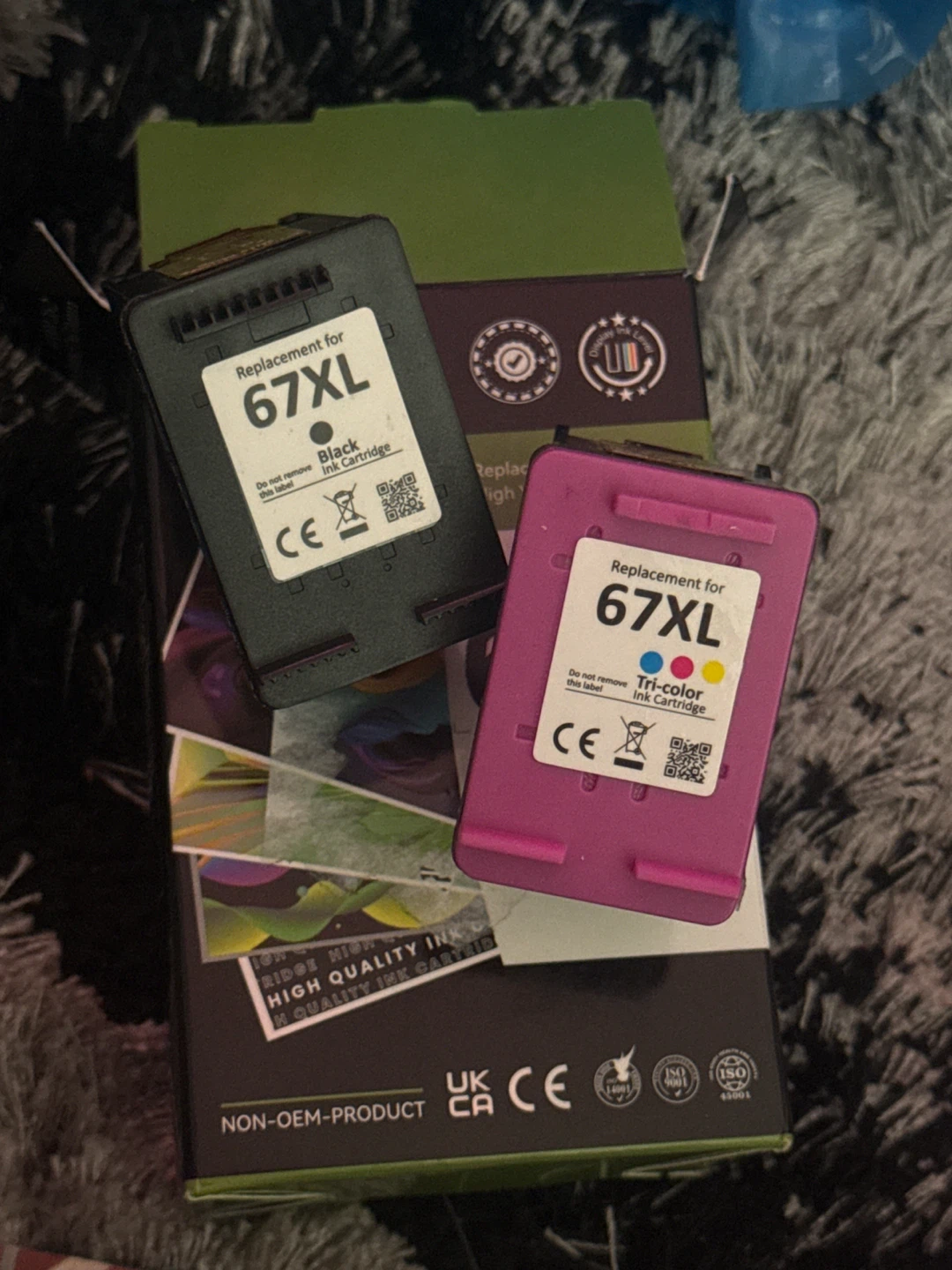 HP 67XL Black and Tri-Color Ink Cartridges (Non-OEM)
