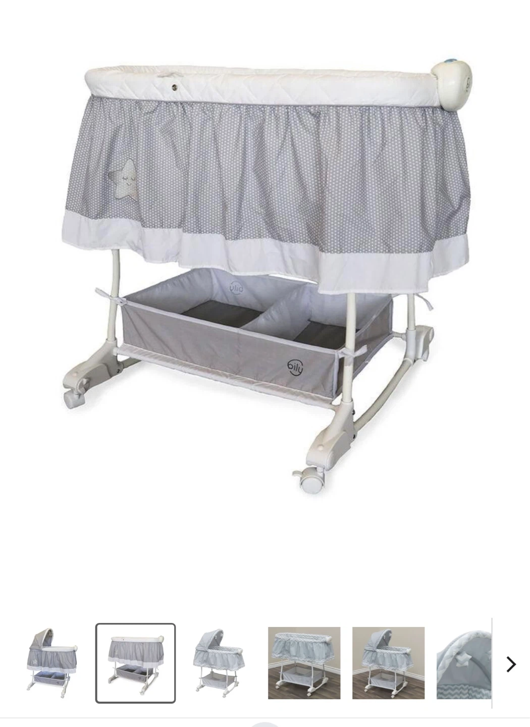 Bily Bassinet - Grey Chevron - photo 5