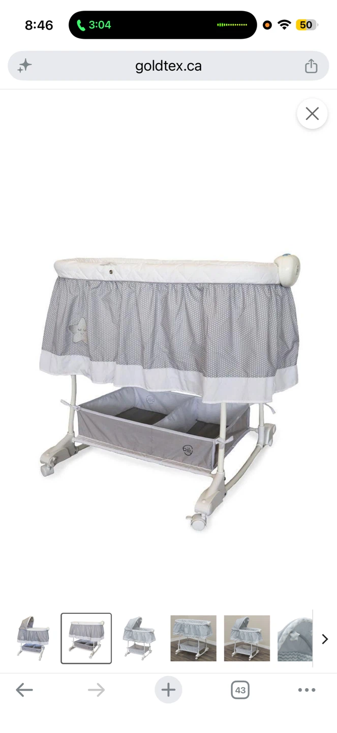 Bily Bassinet - Grey Chevron - photo 2