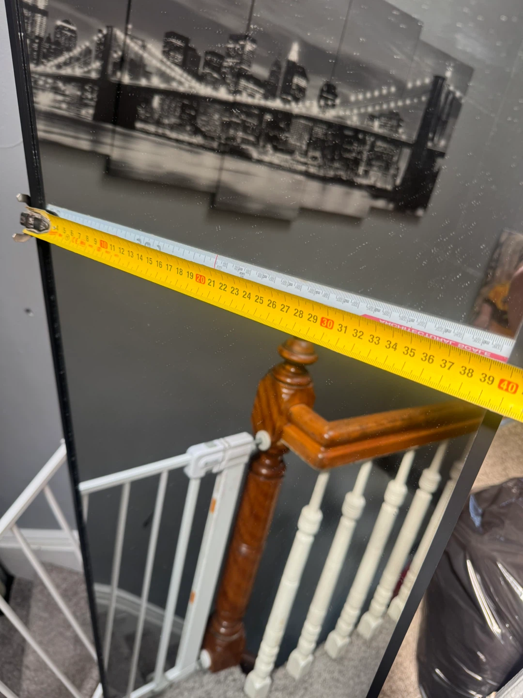 Full Length Standing Mirror (Black) - photo 3