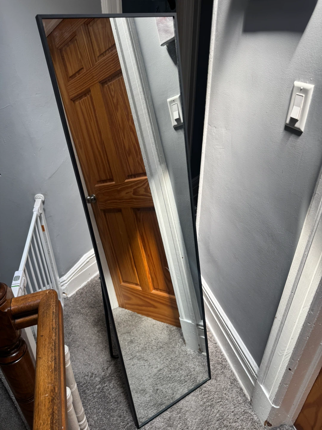 Full Length Standing Mirror (Black)