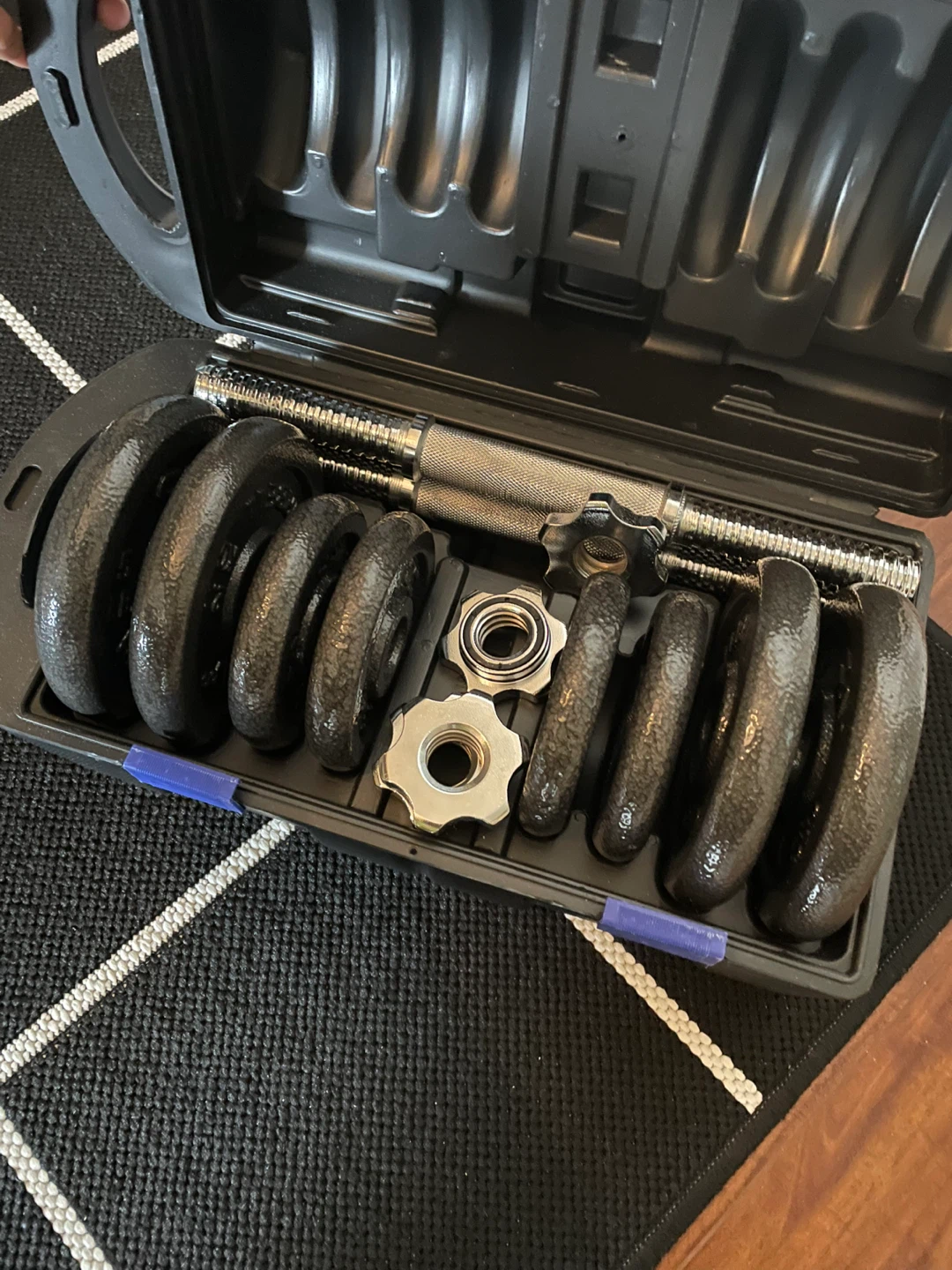 CAP Strength 40 lb Adjustable Dumbbell Set - photo 2