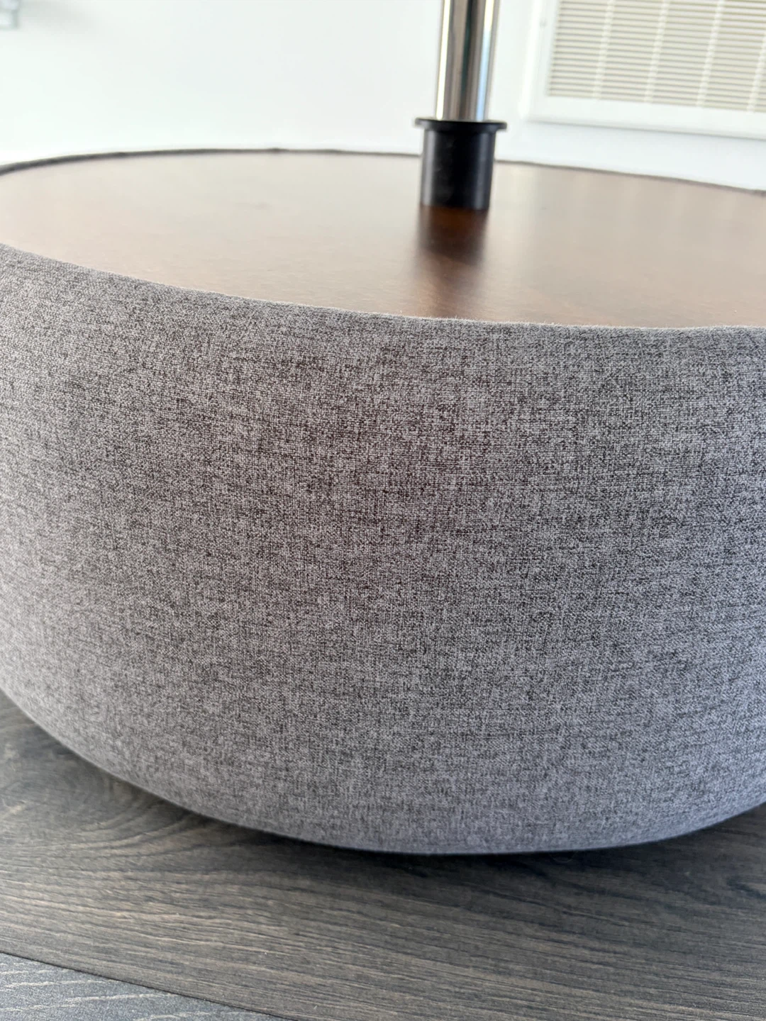 Structube Modern Round Coffee Table with Marble Top - photo 5