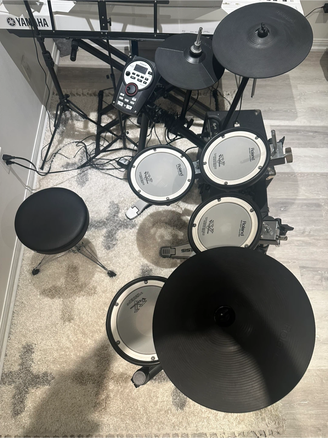 Roland TD-11 Electronic drum kit + mesh pads + drum throne - photo 3