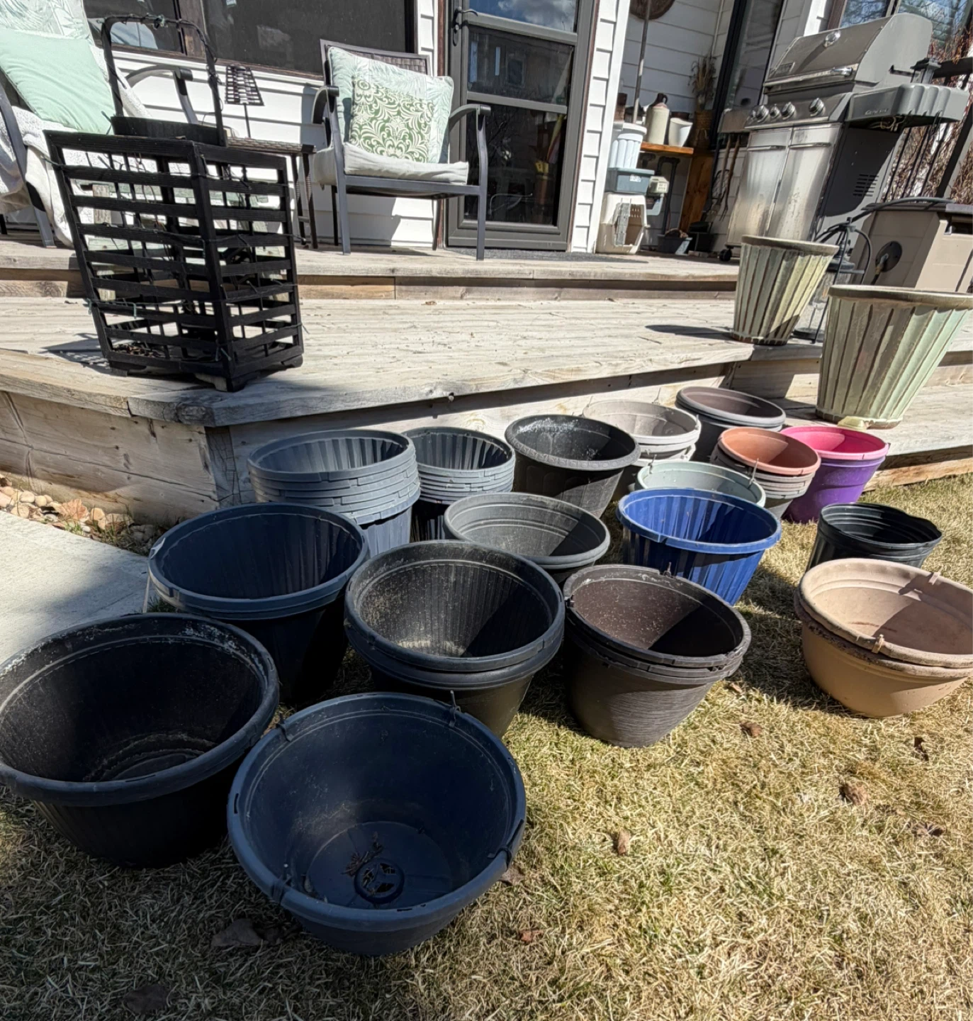 50 Assorted Plastic Plant Pots - photo 2