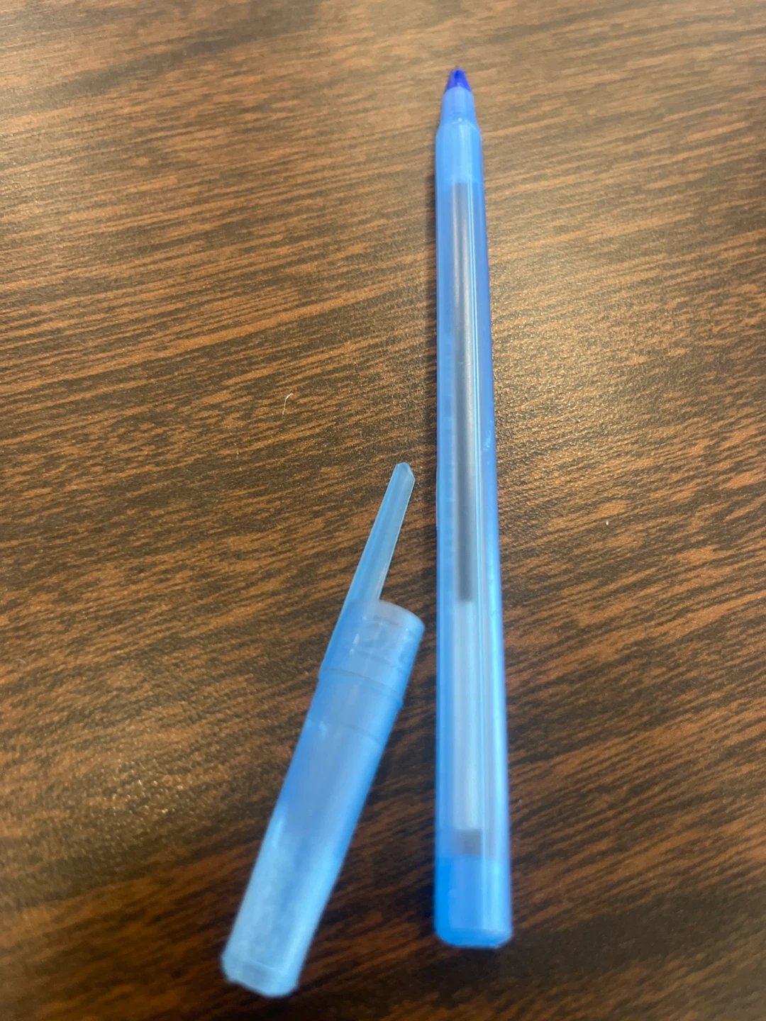 Blue Pen with Cap