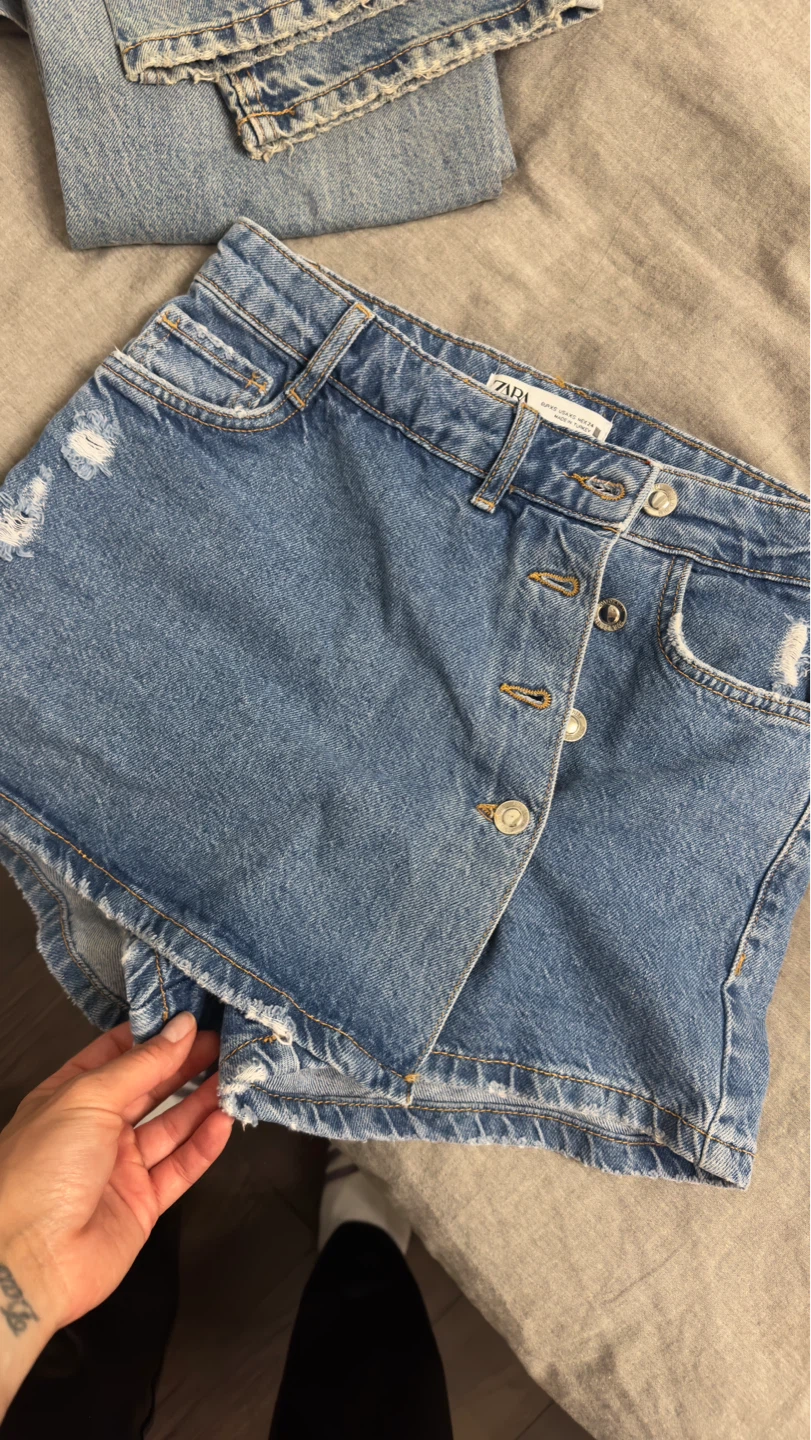ZARA Denim Skort xs - photo 3