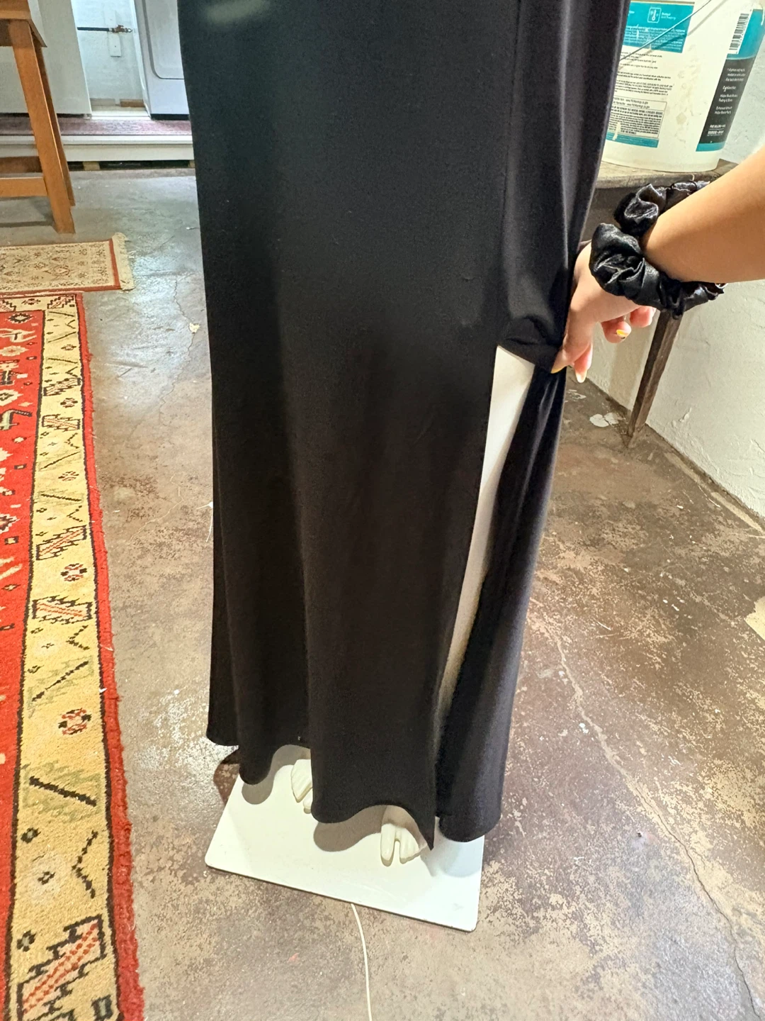 NW Nightway Black Maxi Dress with Slit - photo 3