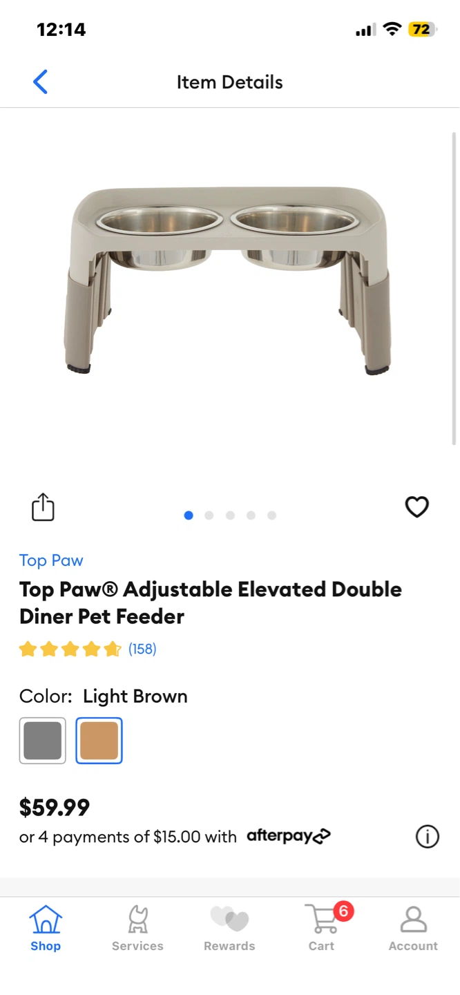 Raised Dog Food Bowl - photo 4