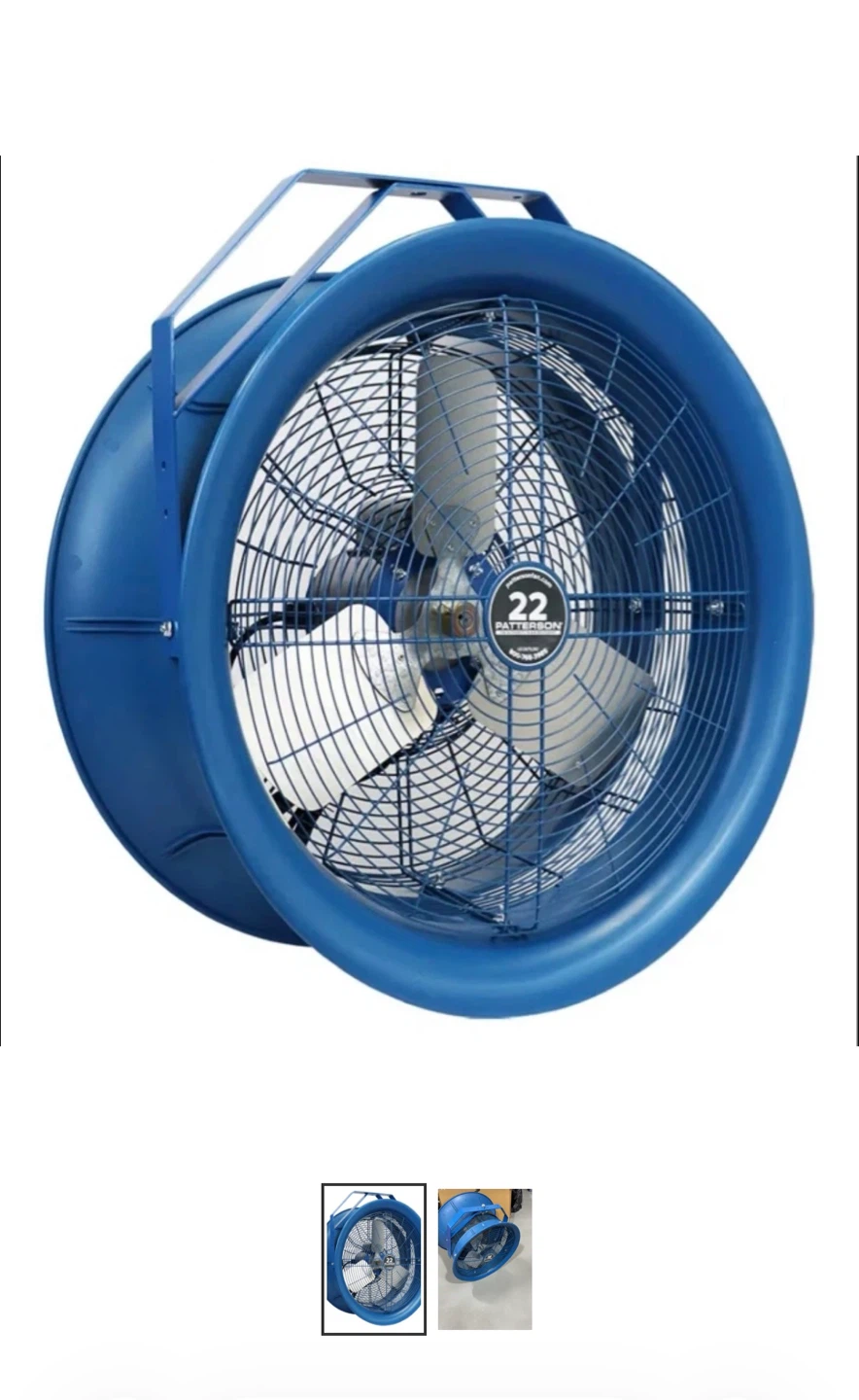 Patterson  18 Industrial Drum Fan