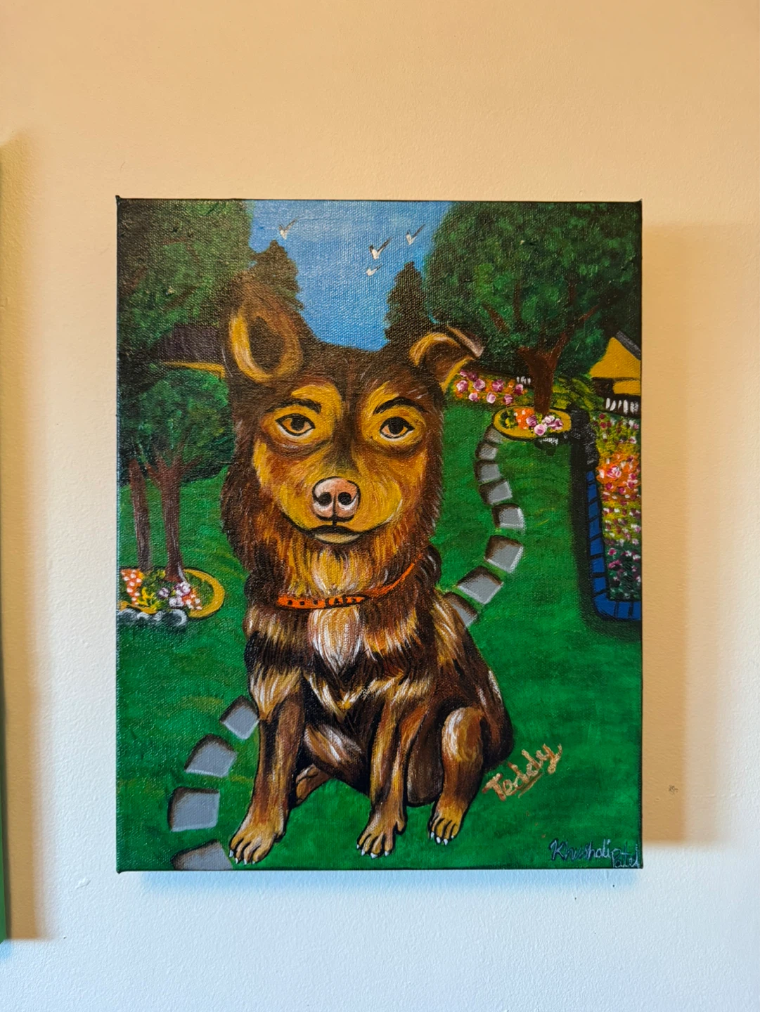 Original Painting of Dog 'Teddy'