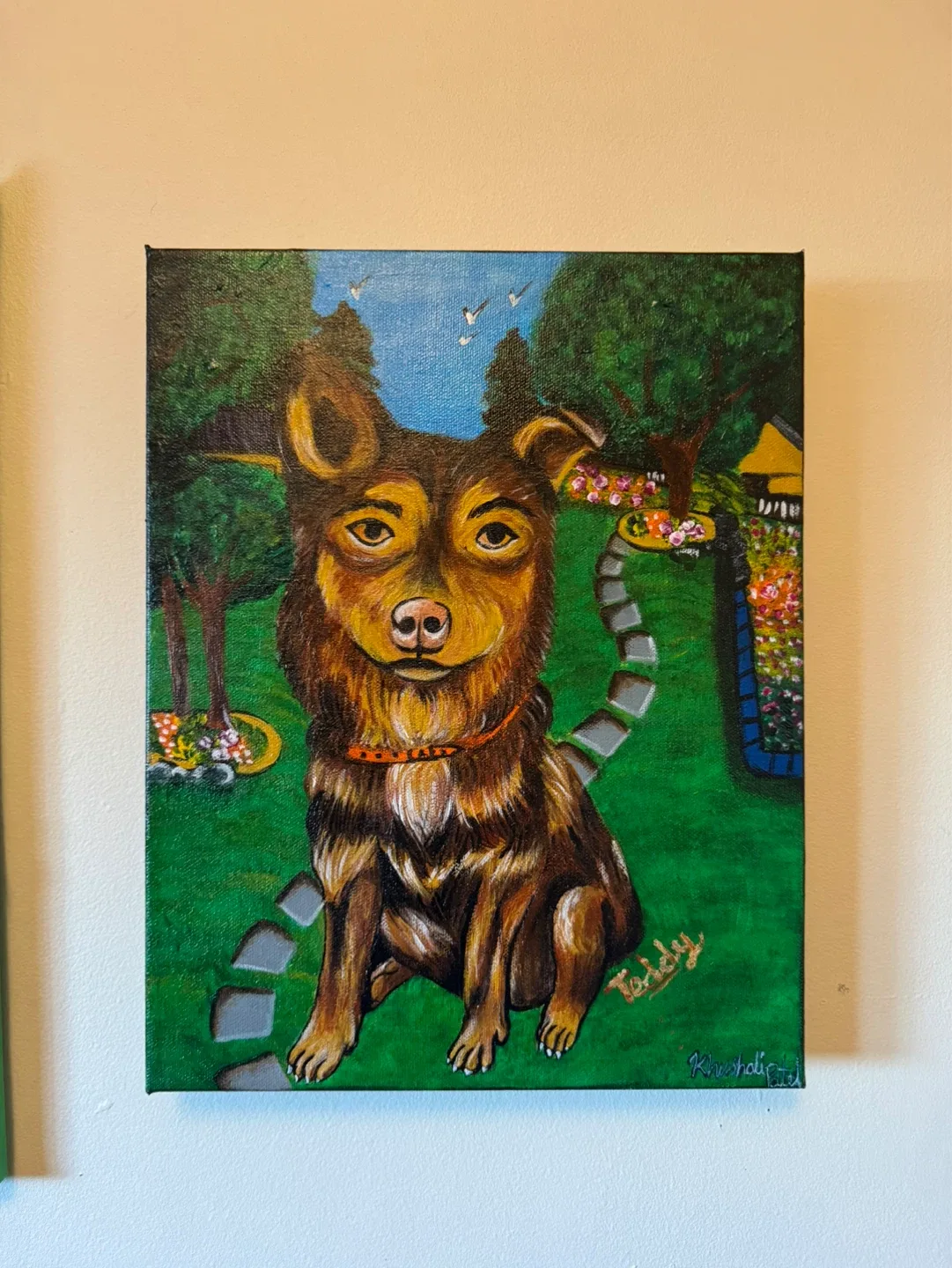 Original Painting of Dog 'Teddy'