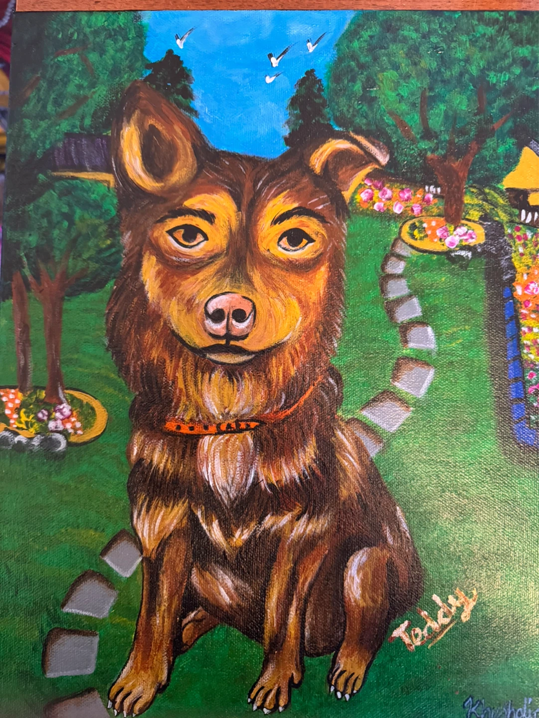 Original Painting of Dog 'Teddy' - photo 3
