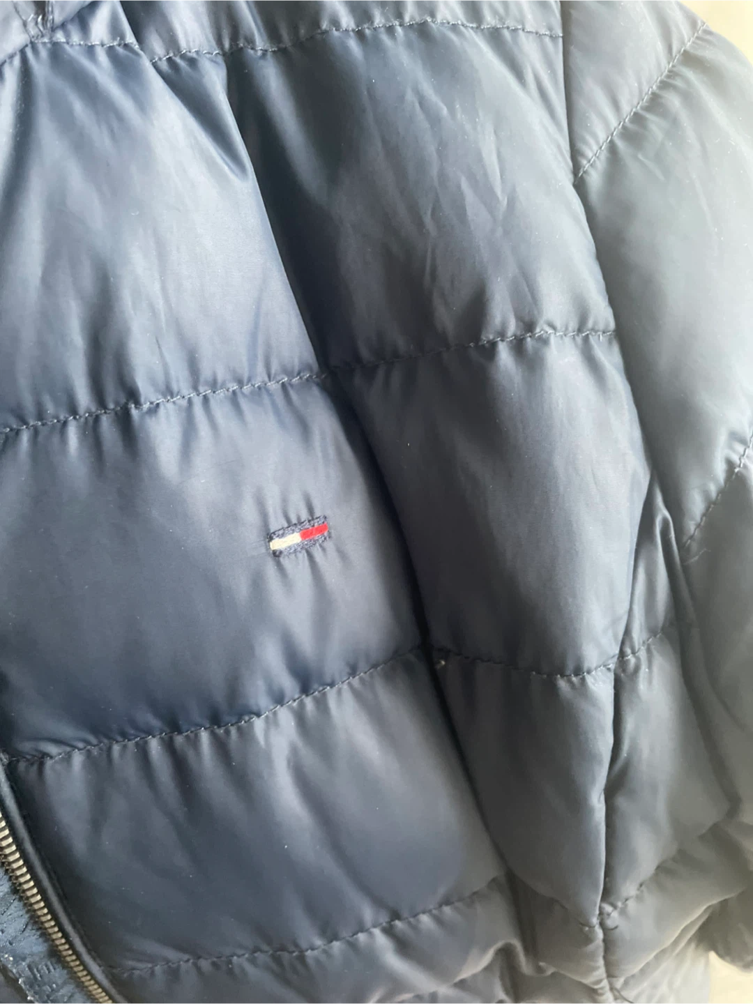 Tommy Jeans Puffer Coat with Fur Hood - Size S/P - photo 2