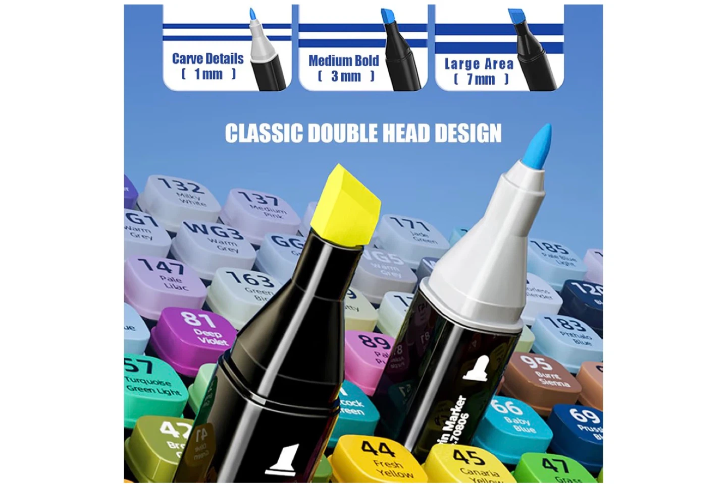 COLPART 120PC Marker Set - photo 3