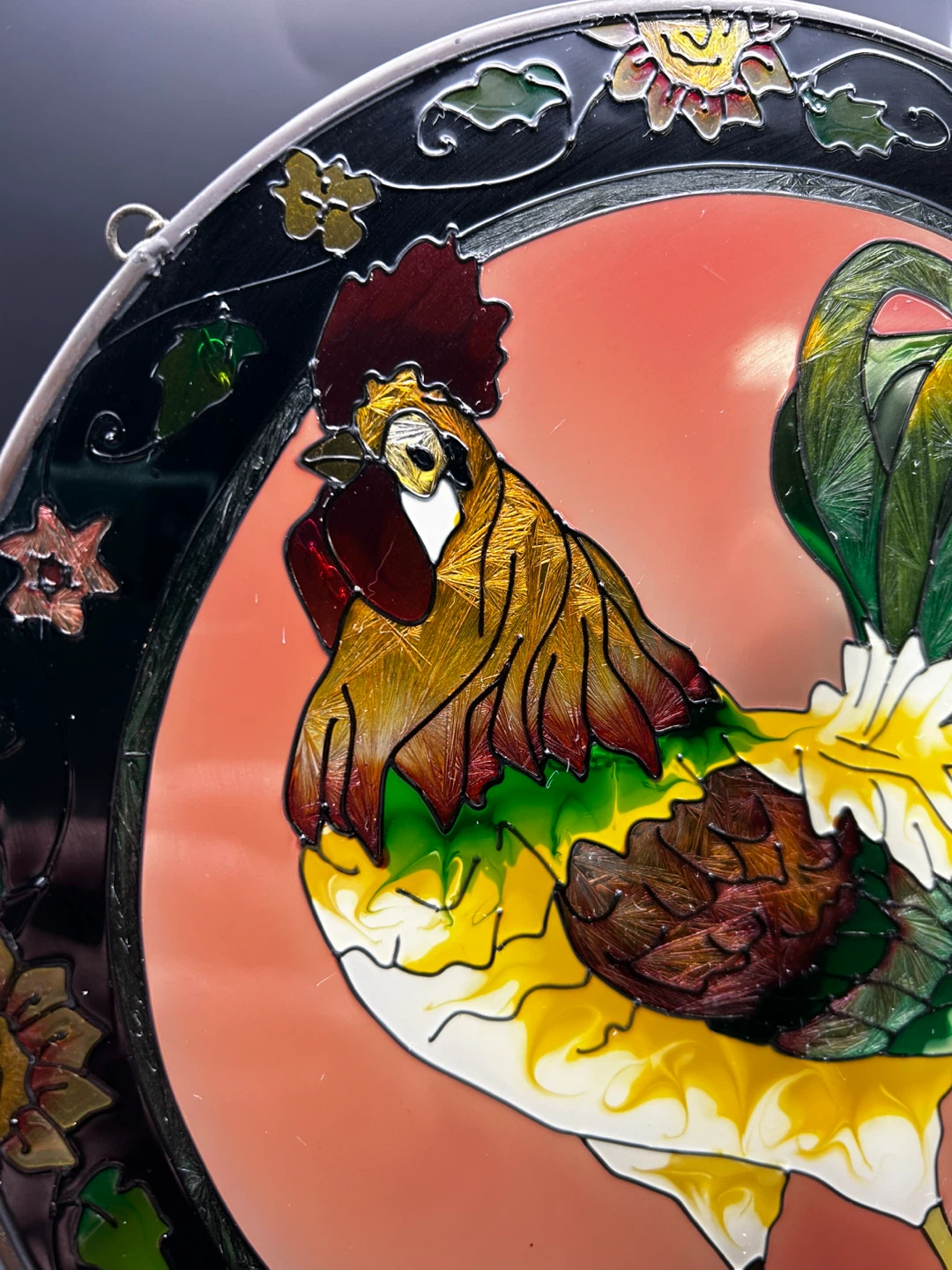 Stained Glass Rooster - photo 4