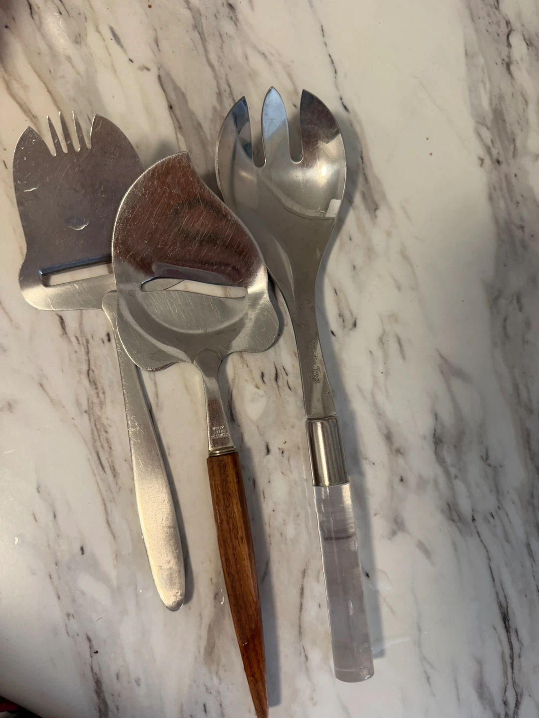 Cheese Slicer and Salad Servers Set