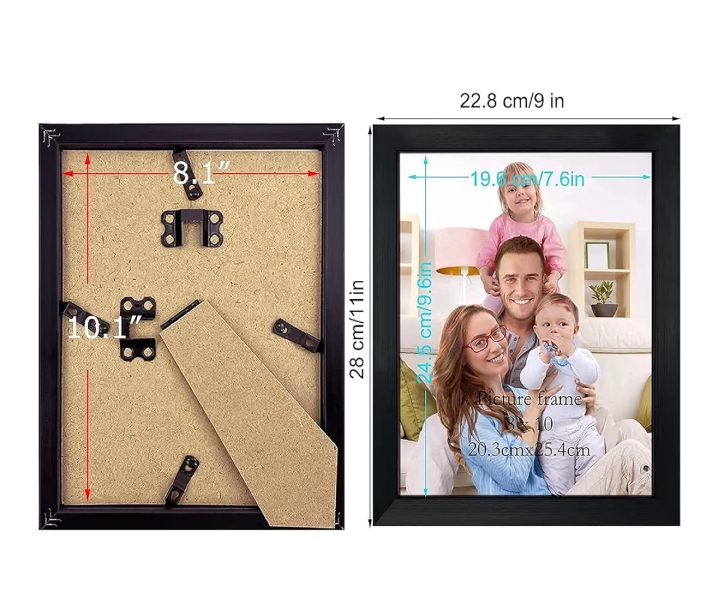40 Black Picture Frames 8x10 Inch - photo 5