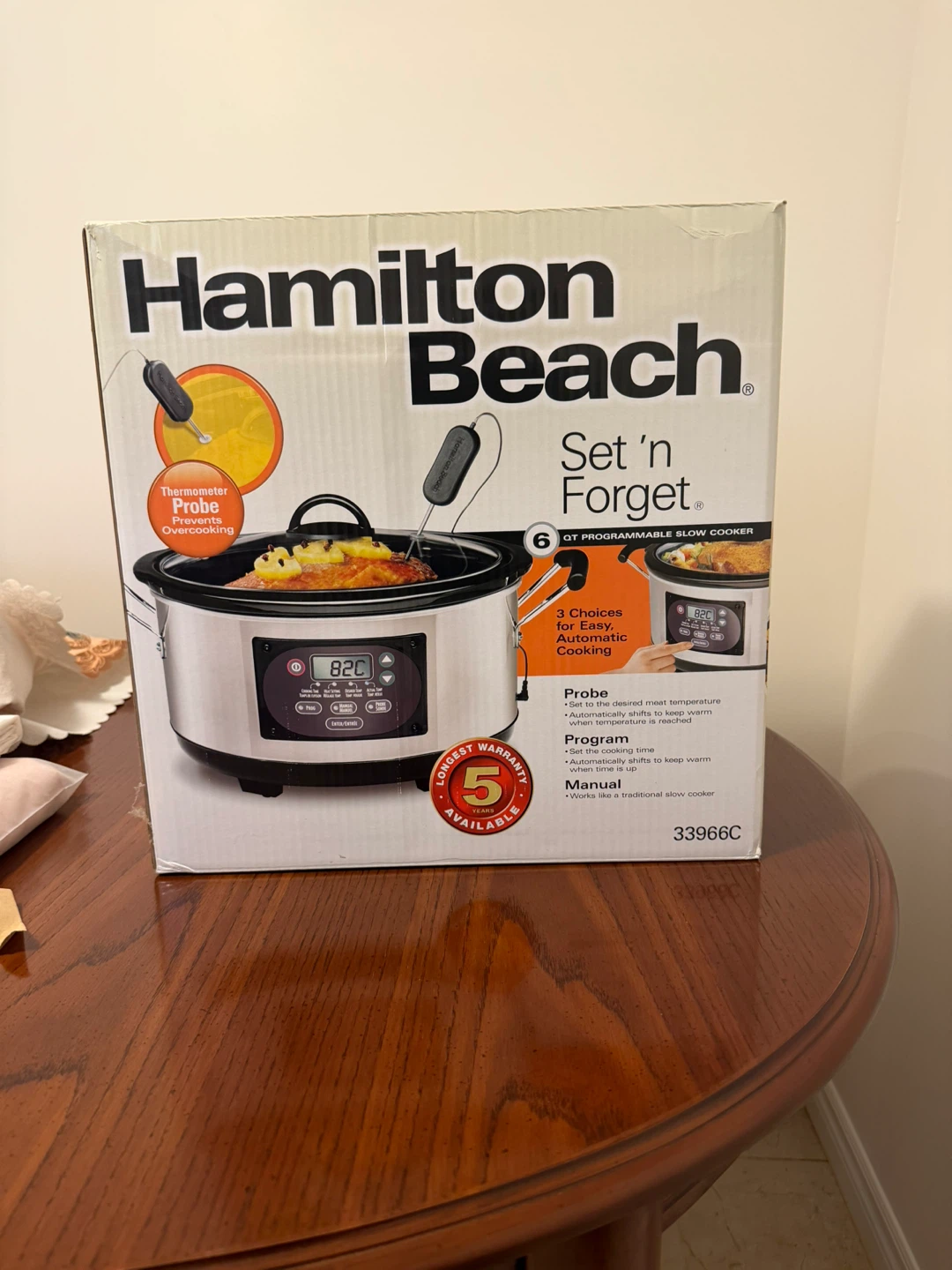 Hamilton Beach Set 'n Forget 6 QT Programmable Slow Cooker