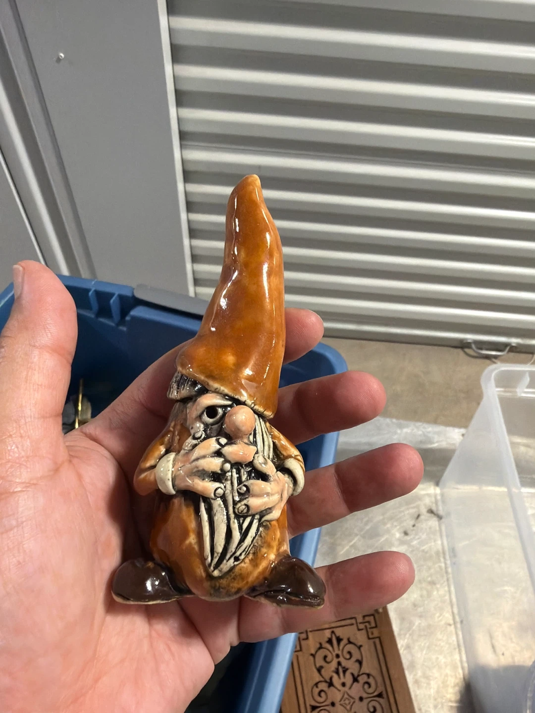 Ceramic Gnome Figurine