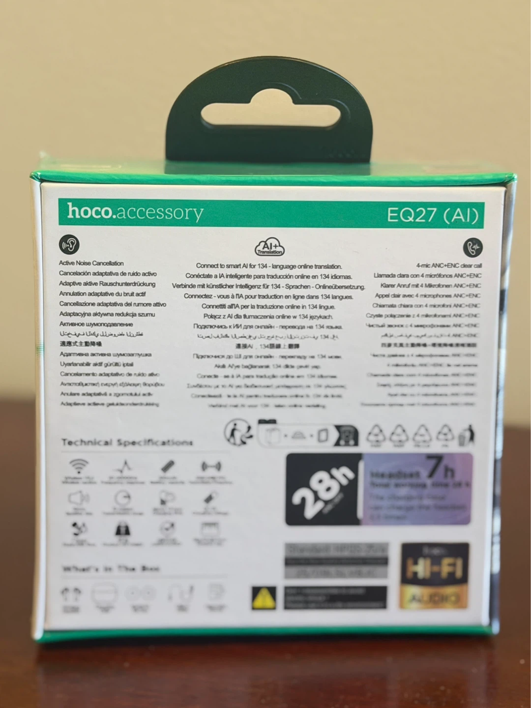 Hoco EQ27 (AI) Wireless Earbuds - photo 3