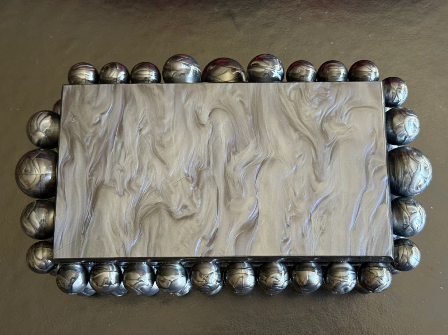 Black Acrylic Clutch for sale