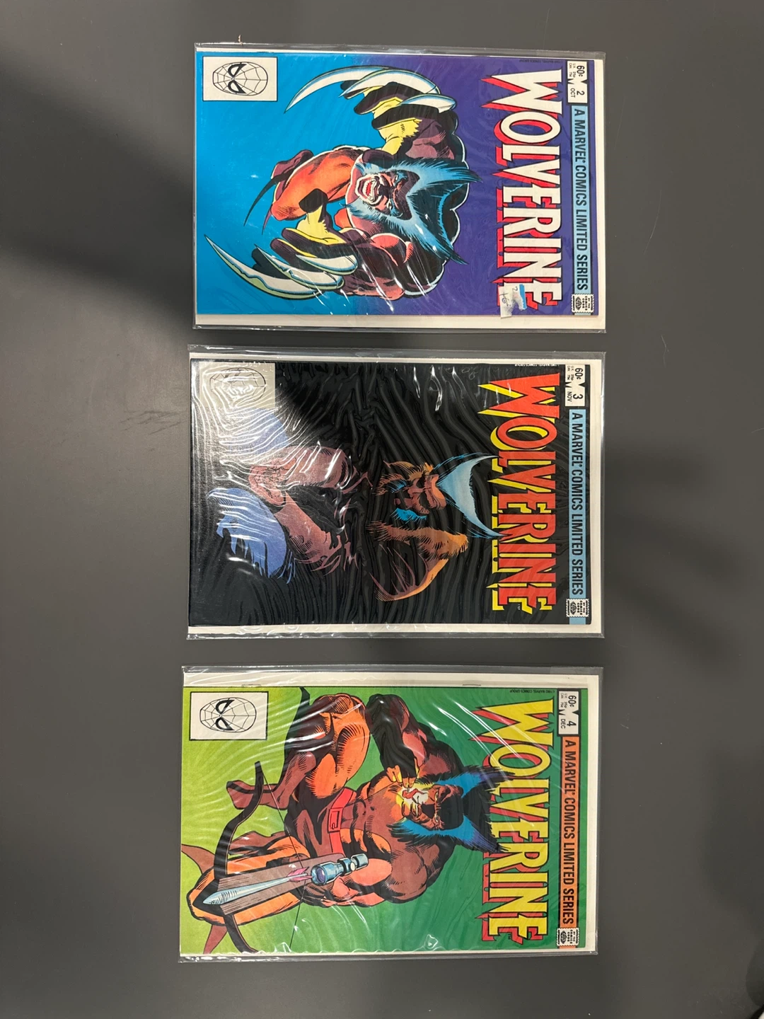 Wolverine Limited Seties #2 #3 #4 in Near Mint condition