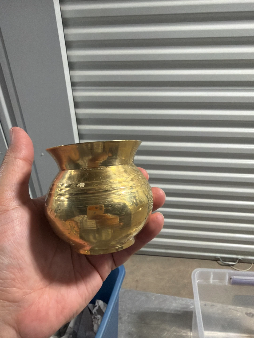 Small Brass Vase