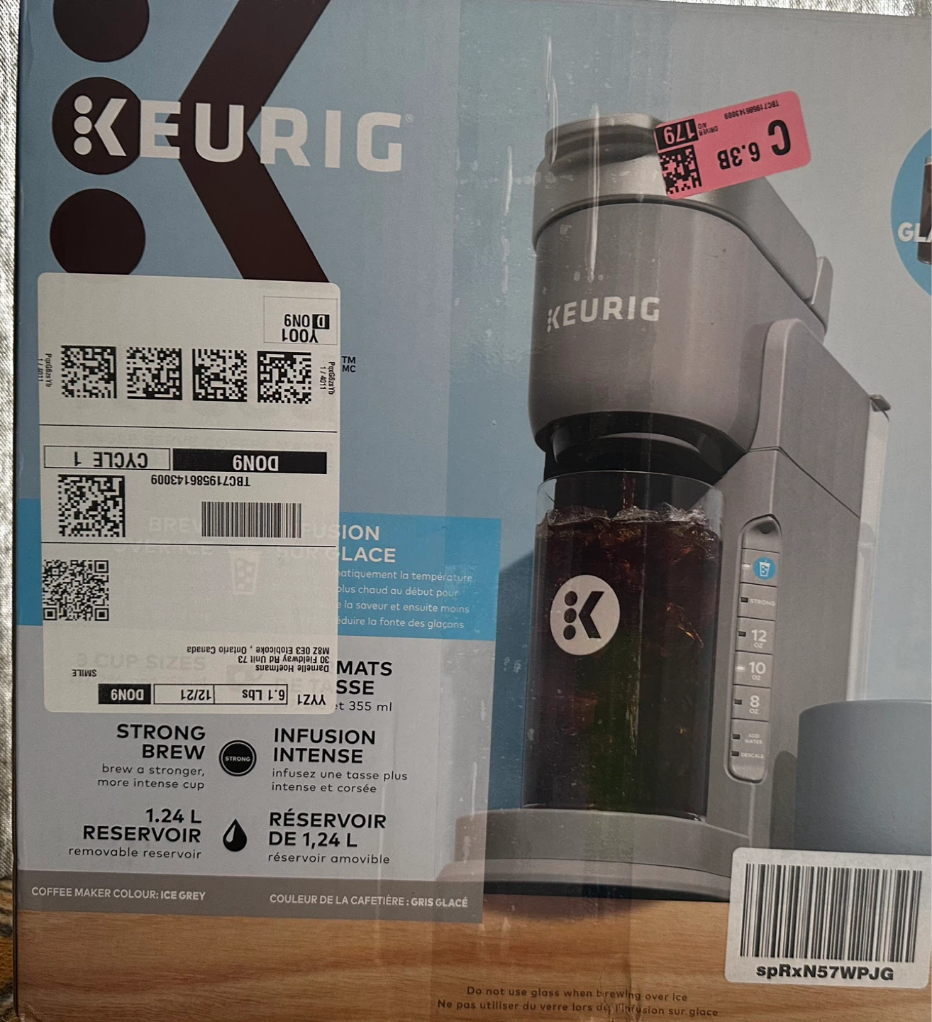 Keurig K-Iced Coffee Maker - Grey new