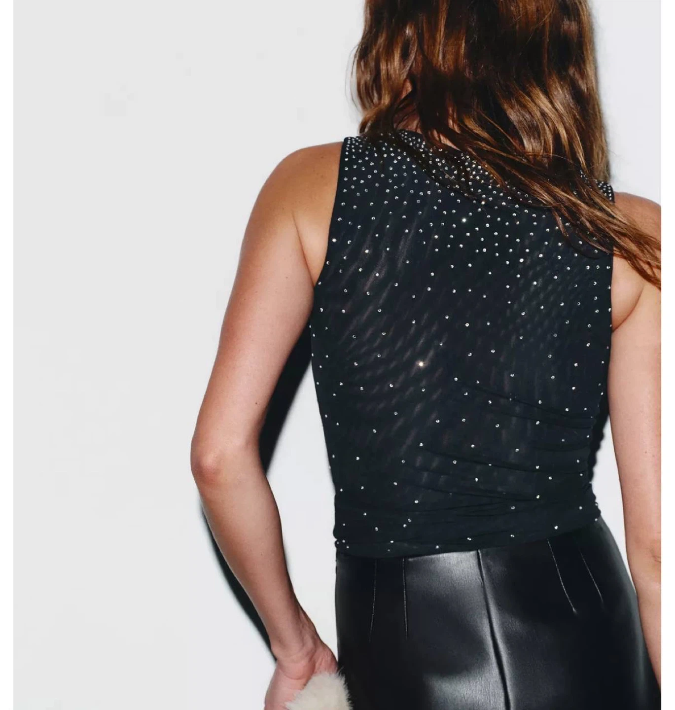 ZARA Sparkly Top – Size S (New) - photo 4