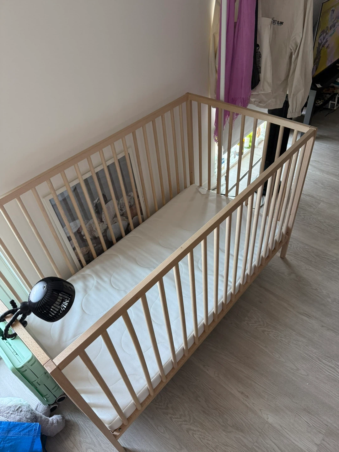 Ikea Wooden Baby Crib - photo 3