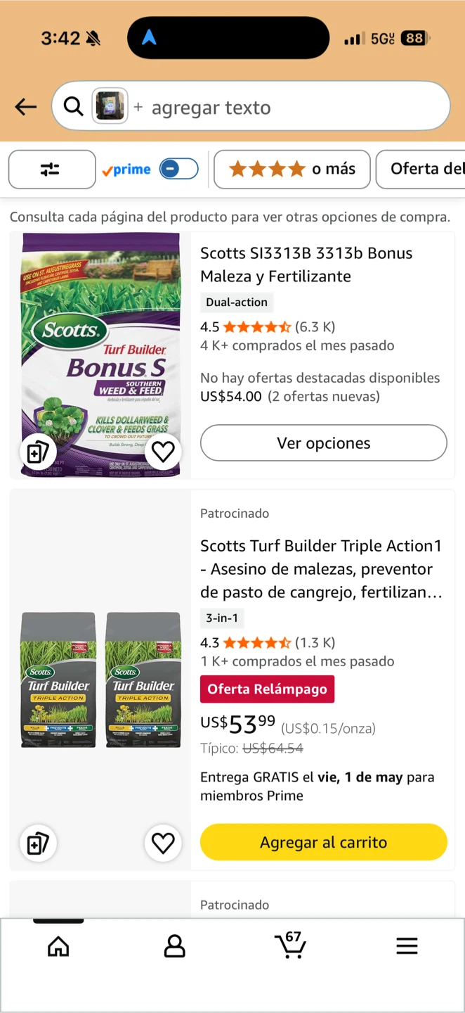 Scotts Turf Builder Bonus S Southern Weed & Feed